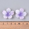 Flower Acrylic Bead Caps SACR-T017-51F-4