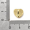 Brass Micro Pave Cubic Zirconia Charms KK-R222-01G-03-3