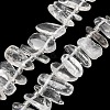 Natural Quartz Crystal Rock Crystal Beads Strands GG-CBADF20-A11-1