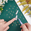 26Pcs 26 Style Brass Cabochons FIND-OC0003-27-3