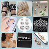 94Pcs 6 Styles Glass Rhinestone Cabochons FIND-FG0003-77B-6