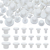72Pcs 18 Styles Silicone End Caps FIND-FG0004-55A-1