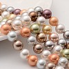 Shell Pearl Colorful Beads Strands BSHE-F013-14M-10mm-1