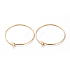 316 Surgical Stainless Steel Hoop Earring Findings X-STAS-J025-01C-G-1