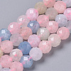 Natural Morganite Beads Strands G-R362-09-1