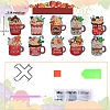 DIY 5D Christmas Diamond Painting Cup Mat Kits PW-WGEBBF8-01-2