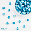  Natural Blue Quartz Beads Strands G-NB0003-70-4