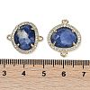 Natural Sodalite Faceted Oval Links G-B126-01G-04-3