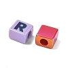 Opaque UV Plating Acrylic Beads PACR-Z002-02-2