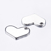 201 Stainless Steel Stamping Blank Tag Charms STAS-L198-22P-2