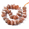 Natural Sunstone Beads Strands G-S376-007-2