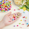 140G 2 Styles Opaque Acrylic Beads SACR-SC0001-61-3