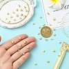 40Pcs 4 Styles Long-Lasting Plated Brass Beads KK-YW0002-96-4