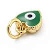 Rack Plating Brass Enamel Charms KK-G387-07G-04-3