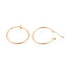 304 Stainless Steel Hoop Earrings EJEW-T048-25C-G-3