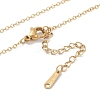 304 Stainless Steel Cable Chain Necklaces NJEW-P309-04G-3