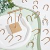 CHGCRAFT 60Pcs 2 Style Unfinished Wood Chandelier Component Links WOOD-CA0001-55-6