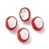 Spray Painted Alloy Bead PALLOY-H134-26B-1
