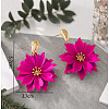 Flower Iron Dangle Stud Earrings FS-WGFE32A-01-1