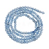 Natural Devil Blue Aquamarine Beads Strands GG-CBAF158-D01-02-5