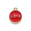 Alloy Enamel Pendants LS-ENAM-S124-01B-07K-3