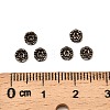 Flower Brass Crystal Rhinestone Bead Spacers RB-D302-B-2
