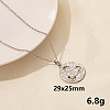 Stainless Steel Trinity Knot Pendant Necklaces NZ8633-11-1