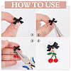 42Pcs Spray Painted Alloy Stud Earring Findings FIND-ME0004-21A-3