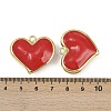 Brass Enamel Pendants KK-I358-002G-C01-3