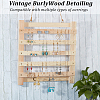 5-Tier Wall-Mounted Wood Earring Display Stand EDIS-WH0016-026-5