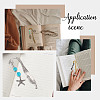 SUNNYCLUE 12Pcs 6 Style Alloy Bookmark Findings FIND-SC0003-51-6
