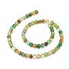 Natural Peacock Agate Beads Strands G-D0005-22-6mm-2