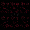 Snowflake Pattern Hotfix Rhinestones DIY-WH0430-205C-1