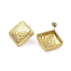 Ion Plating(IP) 304 Stainless Steel Stud Earrings for Women EJEW-N054-33G-2