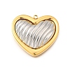 304 Stainless Steel Pendants STAS-M123-03I-PG02-1