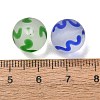 Frosted Handmade Lampwork Beads LA-CBA5635-01A-3