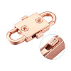 5 Colors Adjustable Alloy Chain Buckles PALLOY-TA0001-91-RS-6