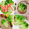 PVC Imitation Lettuce Leaf DJEW-WH20002-23-5