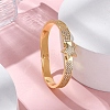 Rack Plating Brass Micro Pave Cubic Zirconia Hinged Bangles BJEW-H624-06A-G-3