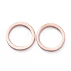 Vacuum Plating 304 Stainless Steel Linking Rings for Jewelry Making X-STAS-G215-26-RG01-1