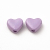 Heart Spray Painted Alloy Beads FIND-G053-01L-2