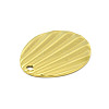 Textured 201 Stainless Steel Pendants STAS-A069-12G-3
