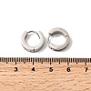 304 Stainless Steel Hoop Earrings EJEW-L302-02P-03-6