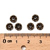 Brass Rhinestone Spacer Beads X-RB-A014-L6mm-01AB-NF-2