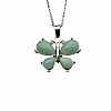 Crystal Butterfly Necklace Pendant Fashion Ornament Minimalist Pendant AM7436-2-1
