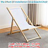 1Pc Chair Polycotton Cloth AJEW-GF0015-38M-4