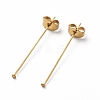 Ion Plating(IP) 304 Stainless Steel Flat Head Pins STAS-I315-A11-G-1