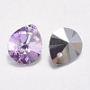 Faceted K9 Glass Rhinestone Charms RGLA-F053-D-001VL-2