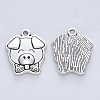 Tibetan Style Alloy Pendants TIBE-R316-060AS-RS-2