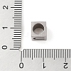 Tarnish Resistant 201 Stainless Steel European Beads LS-STAS-M058-01U-P-3